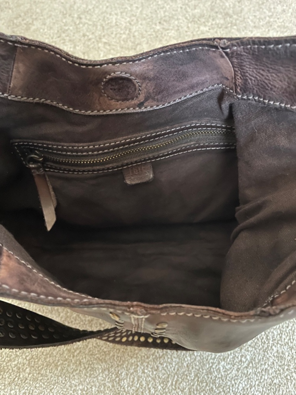 Frye Samantha Studded Hobo - Picture 9 of 16